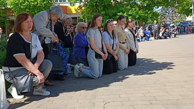 Прощання з Василем Матюком у Луцьку