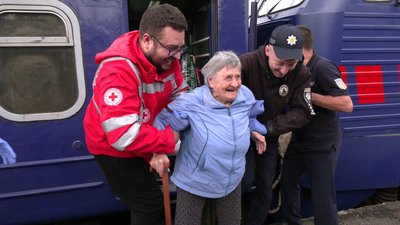 На Рівненщину прибув п'ятий евакуаційний потяг з Донеччини, 26 серпня 2025 року