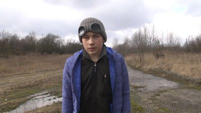Луцький школяр, який врятував пса з триметрової ями, розповів, як усе було