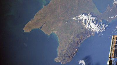 Кримський півострів із супутнику
