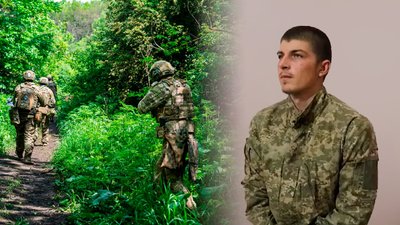 Боєць, який воює в російському батальйоні