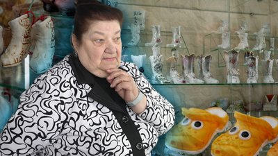 Колекціонерка та засновниця музею "Черевичок" Неля Рибак