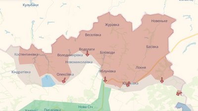 Мапа DeepState, 20 липня, 2025 рік. 