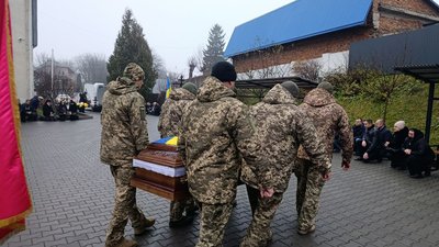 Прощання з 57-річним воїном Андрієм Кухаруком, Хмельницький, 29 листопада 2025 року