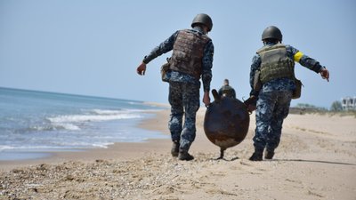 На Одещині знешкодили дві російські якірні міни На Одещині знешкодили дві російські якірні міни