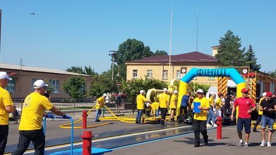 У Дніпрі пройшов відкритий чемпіонат області "Найсильніший пожежний-рятувальник Дніпро-2021"