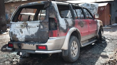 На подвір'ї голови однієї з територіальних громад Волині згоріла машина