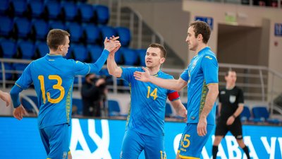 Україна розгромила Данію та вийшла на чисте друге місце у відборі на футзальне Євро