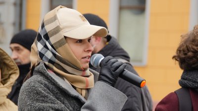 "Відстоювати європейські погляди". В Одесі провели акцію в підтримку Порошенка