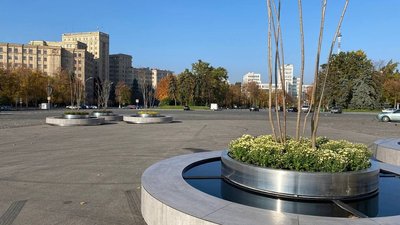 25 мобільних клумб планують встановити на майдані Свободи у Харкові до кінця року