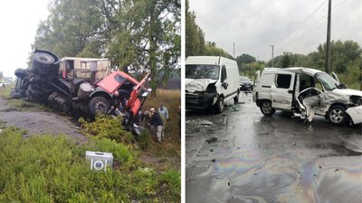 На Черкащині за ранок у ДТП отримали травми троє людей