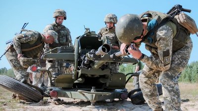 Одеські морпіхи перемогли в змаганнях на кращу обслугу зенітної установки ЗУ-23