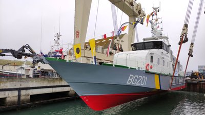 Перший французький катер для охорони морських кордонів України Перший французький катер для охорони морських кордонів України