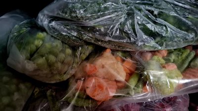 заморожені продукти, заморожені овочі