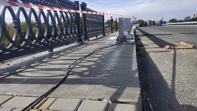 У Слов’янську завершують ремонт мосту через річку Казенний Торець