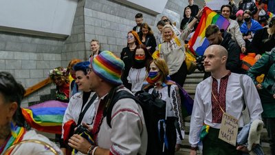 Khoda KharkivPride-2022 v metro Khoda KharkivPride-2022 v metro
