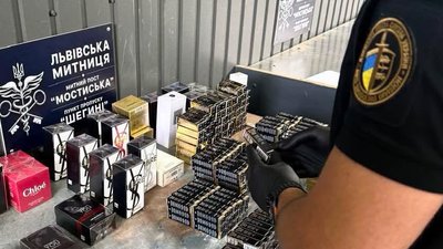 Виявлені товари на львівській митниці