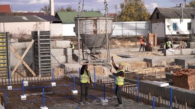 В Ірпені будують дитсадок Веснянка на місці дошкільного закладу, зруйнованого військами РФ