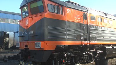Модернізований тепловоз випустив із цеху Миколаївський тепловозоремонтний завод