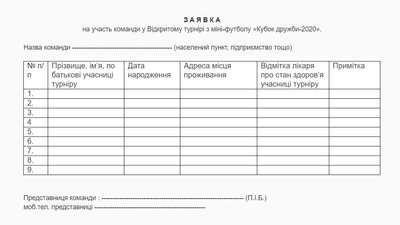 На Херсонщині проведуть жіночий турнір з мініфутбол