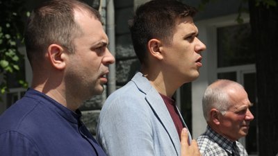 У Житомирі відзначили 31 річницю від першого підняття національного прапора над міською радою