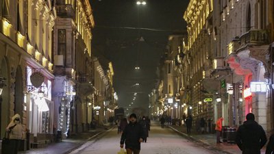 У Чернівцях оновили освітлення будинків на вулиці Ольги Кобилянської