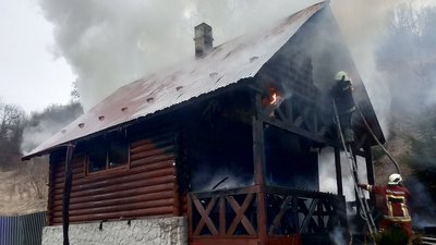 Пожежа в лазні на Закарпатті