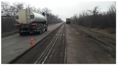 На Запоріжжі відновили ремонт дороги державного значення