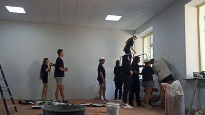 пошкоджений будинок, будинок культури, вторгнення РФ, молодіжний простір, Віднова UA