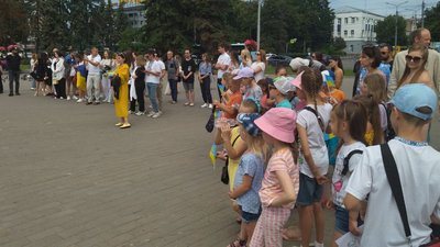 Як у Луцьку відзначали День української державності Як у Луцьку відзначали День української державності