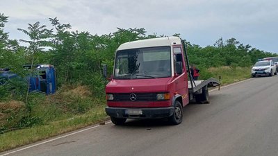 Мікроавтобус на Одещині з’їхав у кювет і перекинувся 19 червня