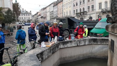Львів’яни долучилися до акції "Велосипедом на роботу" Львів’яни долучилися до акції "Велосипедом на роботу"