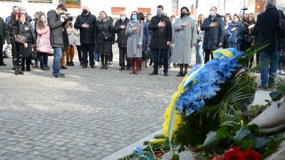 У Львові вшанували пам'ять автора музики Гімну України Михайла Вербицького У Львові вшанували пам'ять автора музики Гімну України Михайла Вербицького