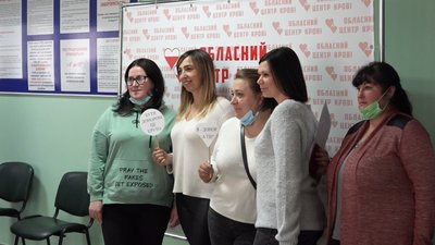 У Житомирі жителі Семенівської громади здали кров для онкохворих дітей У Житомирі жителі Семенівської громади здали кров для онкохворих дітей