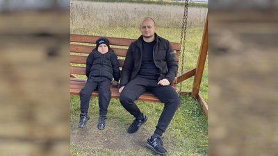 Дмитро з сином Дмитро з сином