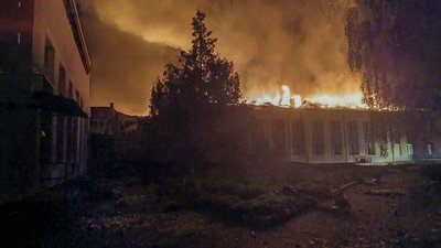 Ліцей в Михайло-Коцюбинському: росіяни вдруге атакували заклад, суттєві пошкодження