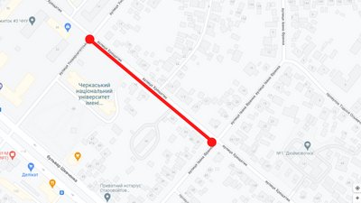 У Черкасах тимчасово обмежать проїзд на двох вулицях У Черкасах тимчасово обмежать проїзд на двох вулицях