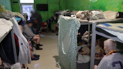 Місце, де незаконно утримували людей у Харкові Місце, де незаконно утримували людей у Харкові