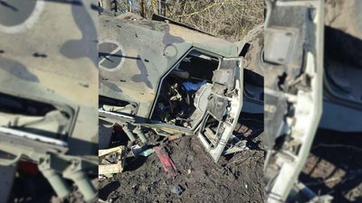 Партизани на Чернігівщині знищили російський “Тигр” Партизани на Чернігівщині знищили російський “Тигр”