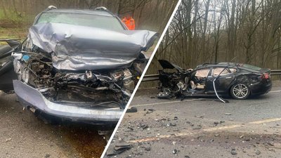 Смертельна ДТП біля Вінниці: Tesla виїхала на зустрічну та зіткнулася з Honda
