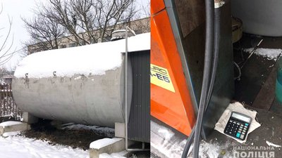 На Рівненщині поліція викрила першу нелегальну заправку в новому році На Рівненщині поліція викрила першу нелегальну заправку в новому році