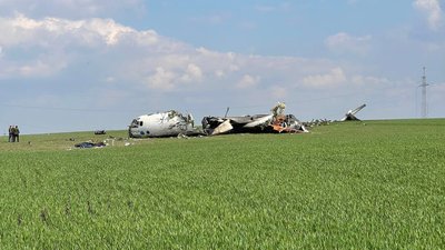У Запорізькому районі впав літак АН-26. Є загиблий та поранені