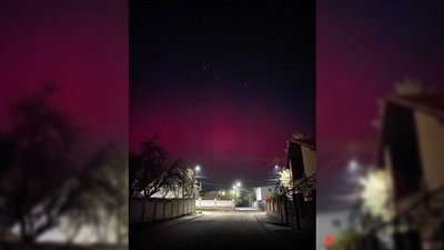 Астроном пояснив походження північного сяйва, яке бачили на Чернігівщині