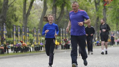 Марафон пам’яті за участю військових та родин загиблих захисників в Одесі