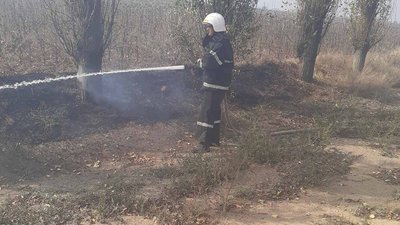 За добу на Миколаївщині сталися дев’ять пожеж: через обстріли зайнялася суха трава у Куцурубській громаді