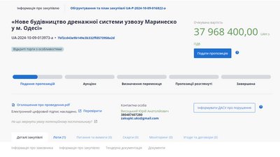 В Одесі оголосили тендер на будівництво дренажної системи на колишньому узвозі Маринеска В Одесі оголосили тендер на будівництво дренажної системи на колишньому узвозі Маринеска
