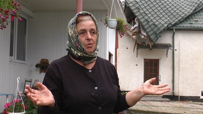 Даху з будинку Марії Франків упав на літню кухню Даху з будинку Марії Франків упав на літню кухню
