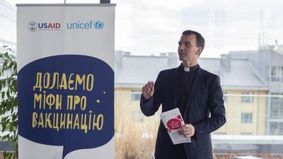 Заступник декана факультету суспільних наук Українського католицького університету отець Павло Худ Заступник декана факультету суспільних наук Українського католицького університету отець Павло Худ