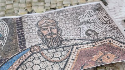 Мозаїка, Данило Галицький, Михайло Фіголь, Франківщина