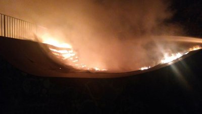 Пожежа на чорноморському скейт-майданчику: рятувальники не виключають підпал Пожежа на чорноморському скейт-майданчику: рятувальники не виключають підпал